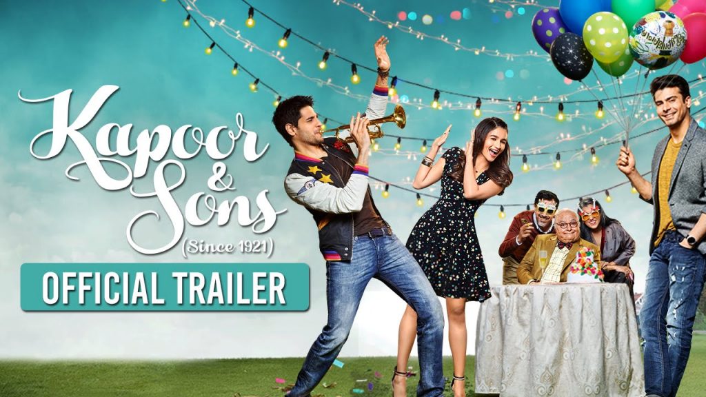 Трейлър на Капур и синове / Kapoor & Sons (2016)